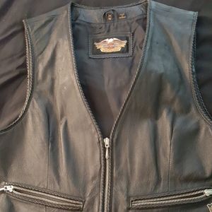 Ladies Leather Vest